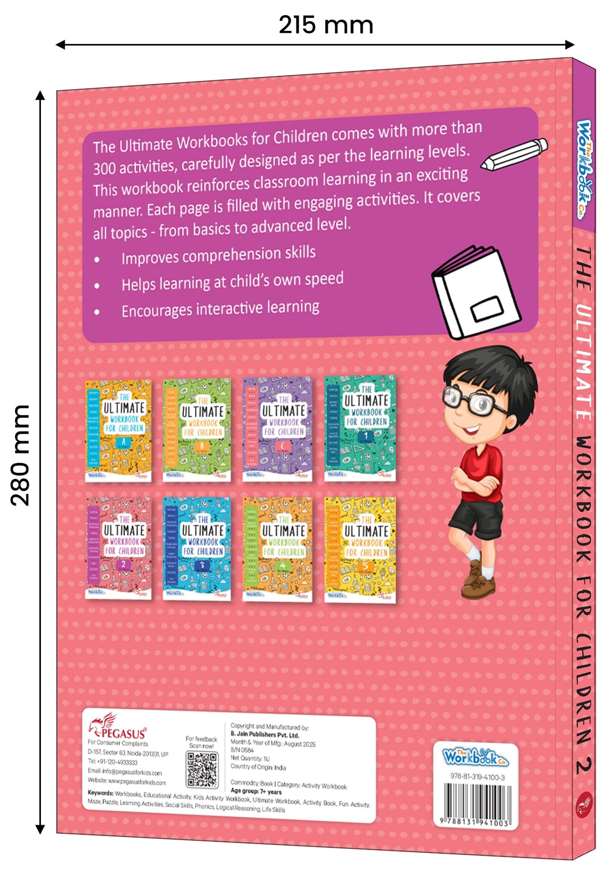 The Ultimate Workbook for Children 7-8 Years Old