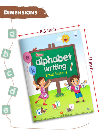 Blossom English Alphabet Writing Book for Kids | ABCD Small Letter Practice and Activities for Nursery Children | 104 Practise Boxes for each Letter [Paperback] Content Team at Target Publications