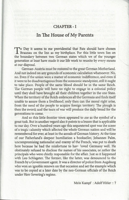 Mein Kampe By Himanshu Publications | Adolf Hitler Autobiography Book | Political Ideology And History | German Political Literature | Historical Document Edition