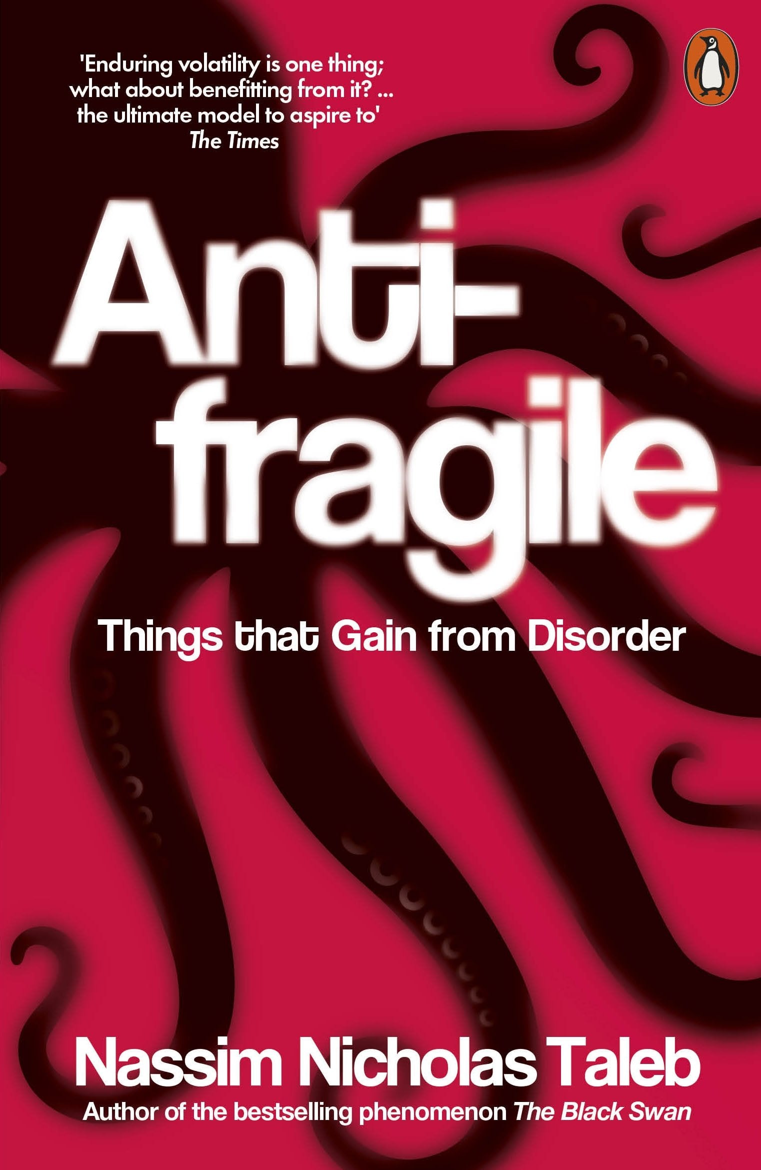 Antifragile: Things that Gain from Disorder by Nassim Nicholas Taleb book cover