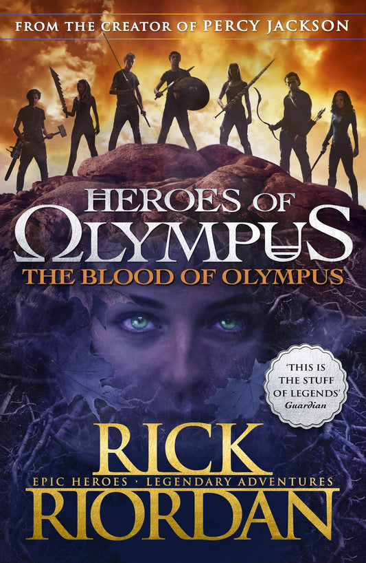 The Blood of Olympus (Heroes of Olympus Book 5) (Heroes of Olympus  5) by Rick Riordan book cover