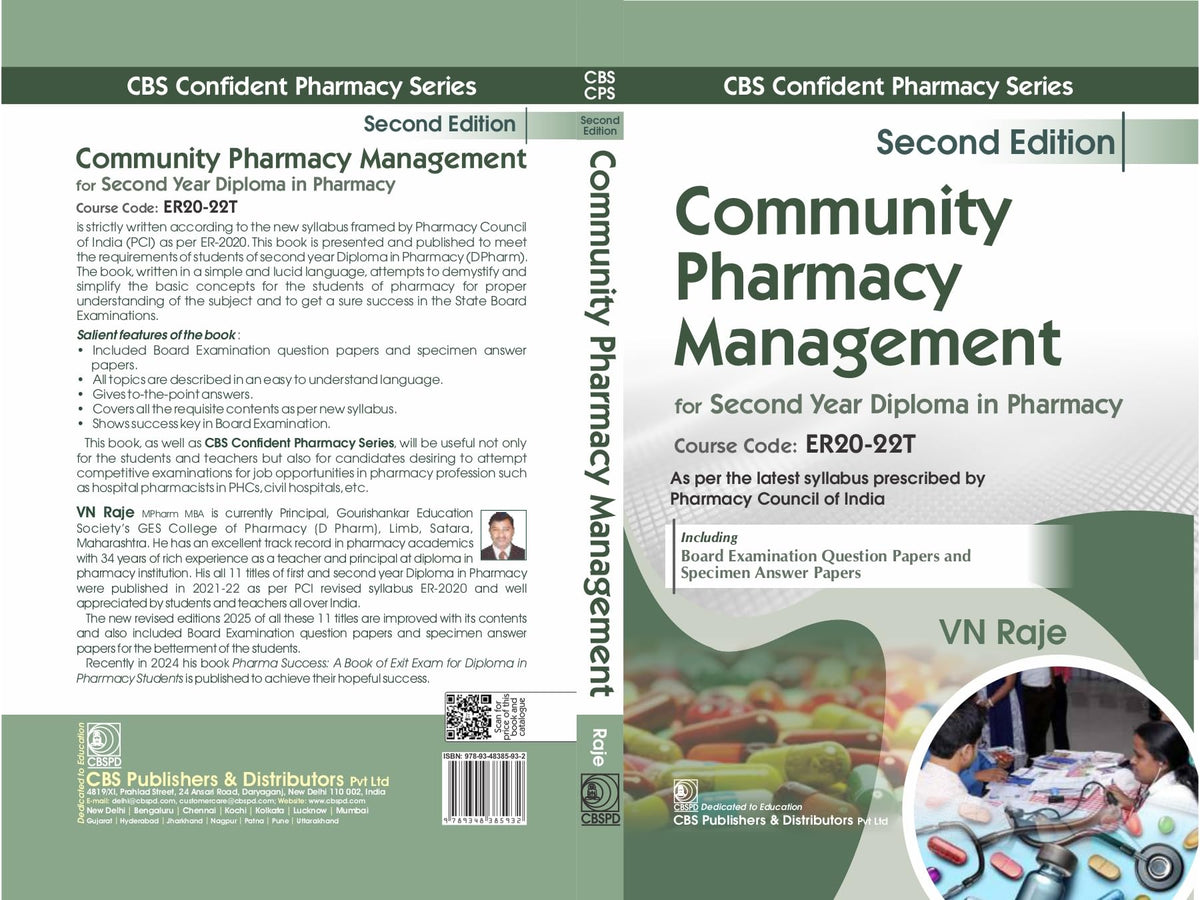 CBS Confident Pharmacy Series | Community Pharmacy and Management Community Pharmacy and Management 2/e