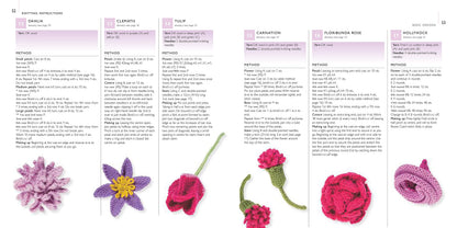 100 Flowers to Knit & Crochet: A Collection of Beautiful Blooms for Embellishing Clothes, Accessories, Cushions and Throws