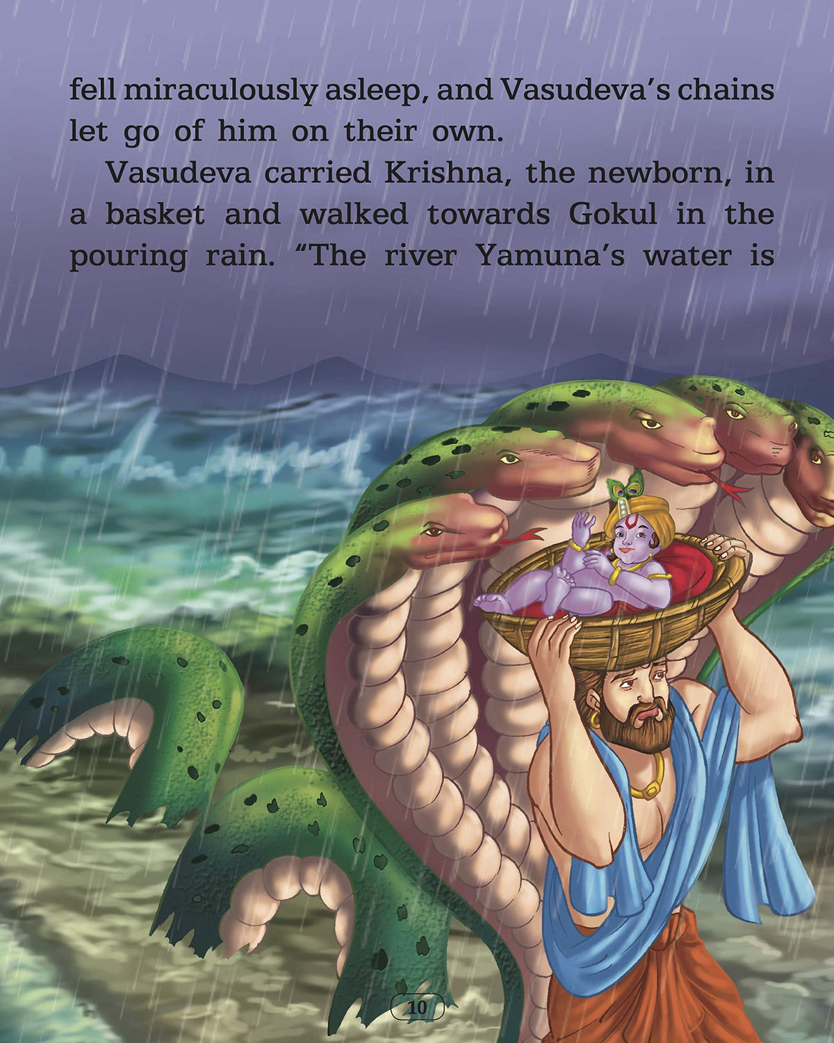 Krishna: Indian Mythology Illustrated Storybook for Children | Adventures Stories of Lord Little Krishna | My First Storybook of the Blue God | Tales from Hindu Mythology | Wisdom, Miracle and Wonder | Prince of Vrindavan