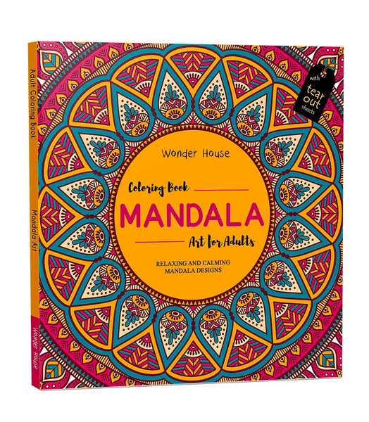 Mandala Art: Colouring Books for Adults with Tear Out Sheets (Adult Colouring Book)