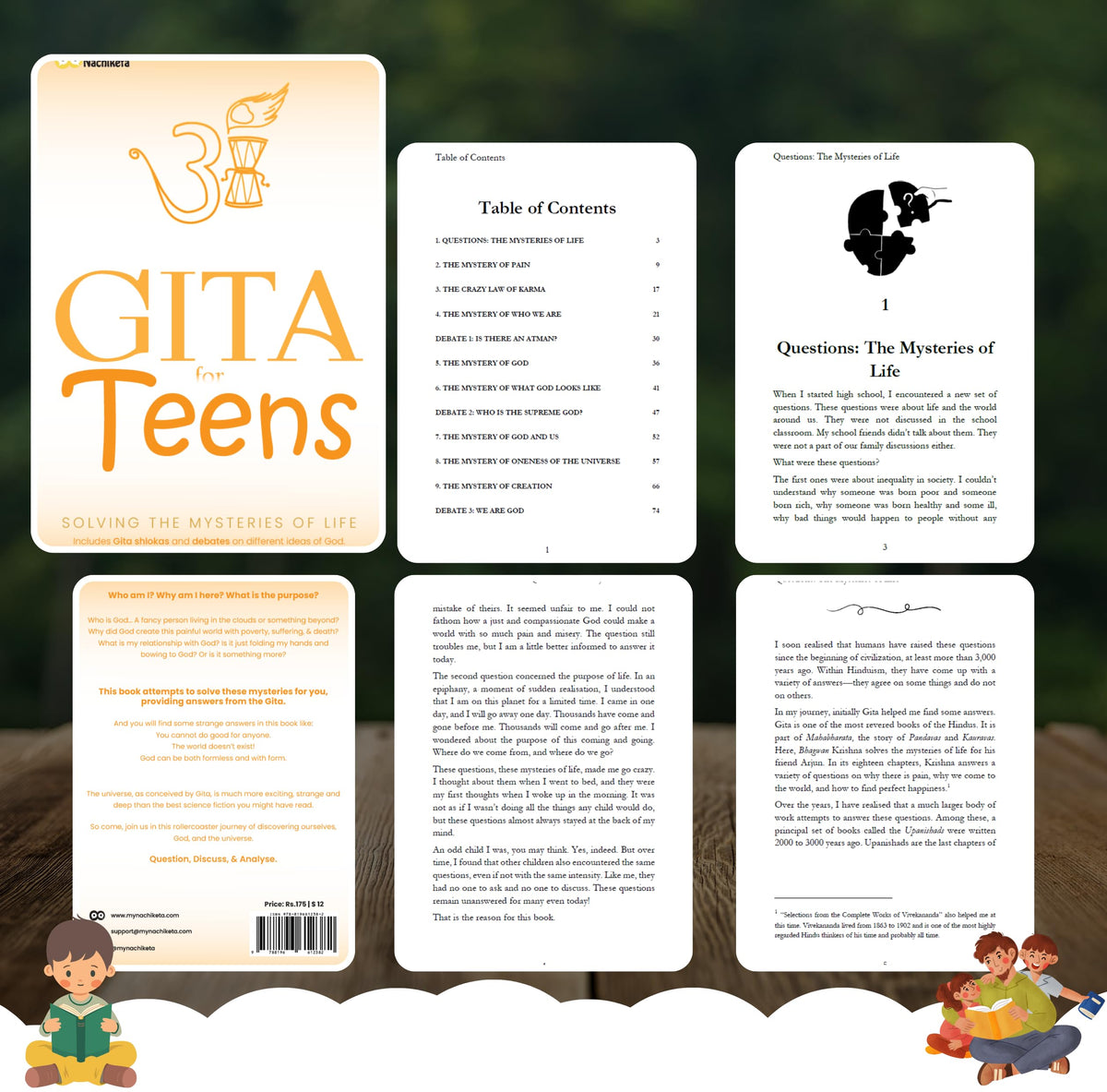 Gita for teens | Age 12 and above | Mysteries of Life | 17 chapters and answers to mysteries of life