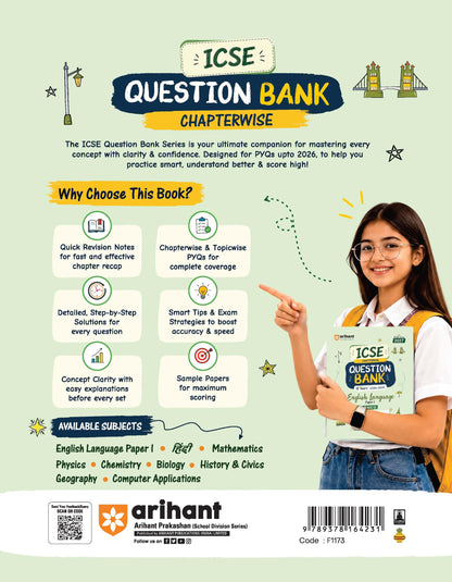 Arihant ICSE Question Bank Class 10 Computer Applications For Board Exam 2027 | 22 Years Chapterwise & Topicwise PYQs (2026–2005) with Detailed Step-by-Step Solutions, 3 Sample Papers