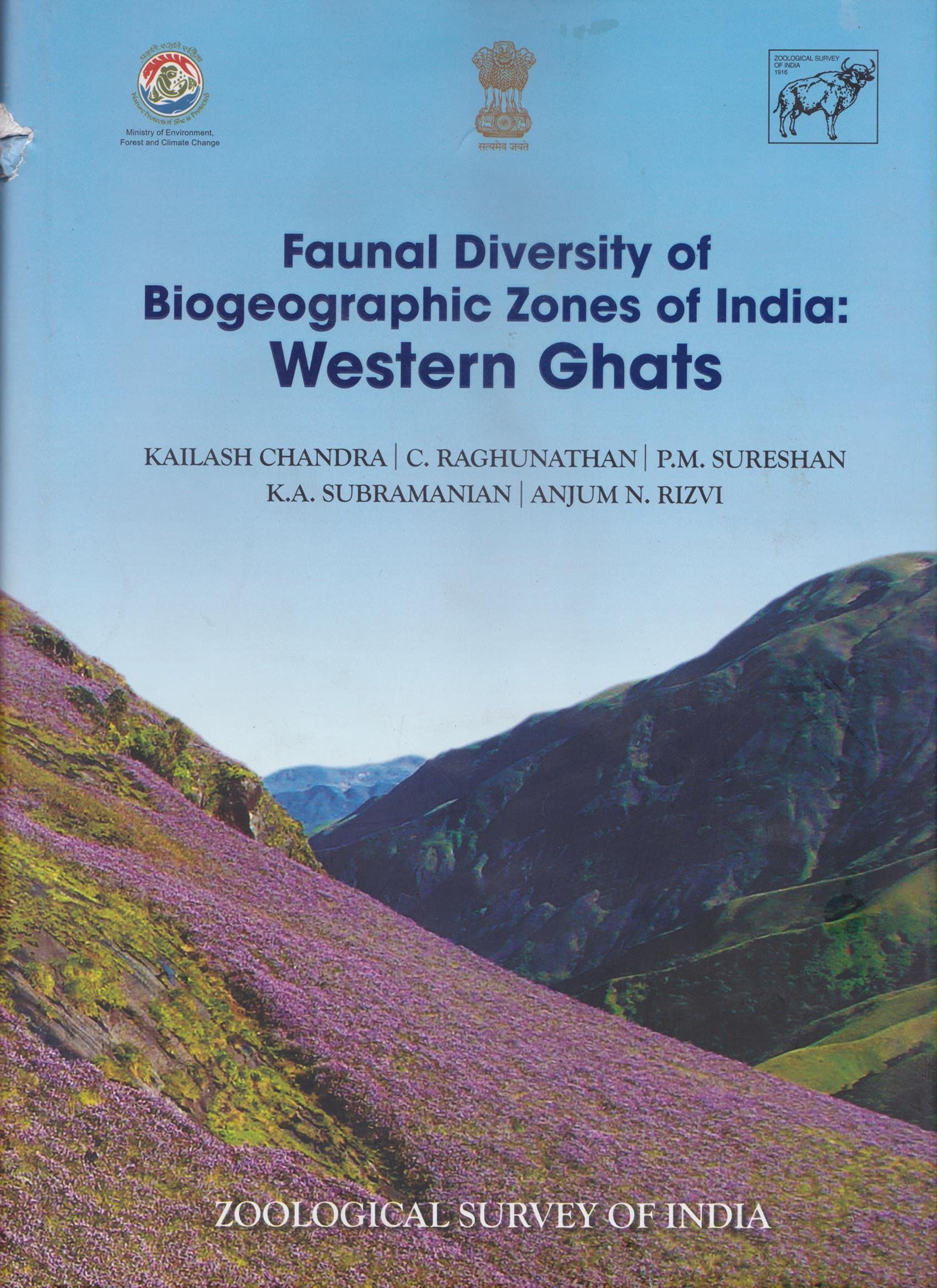 Faunal Diversity of Biogrograohic Zones of India: Western Ghats book cover