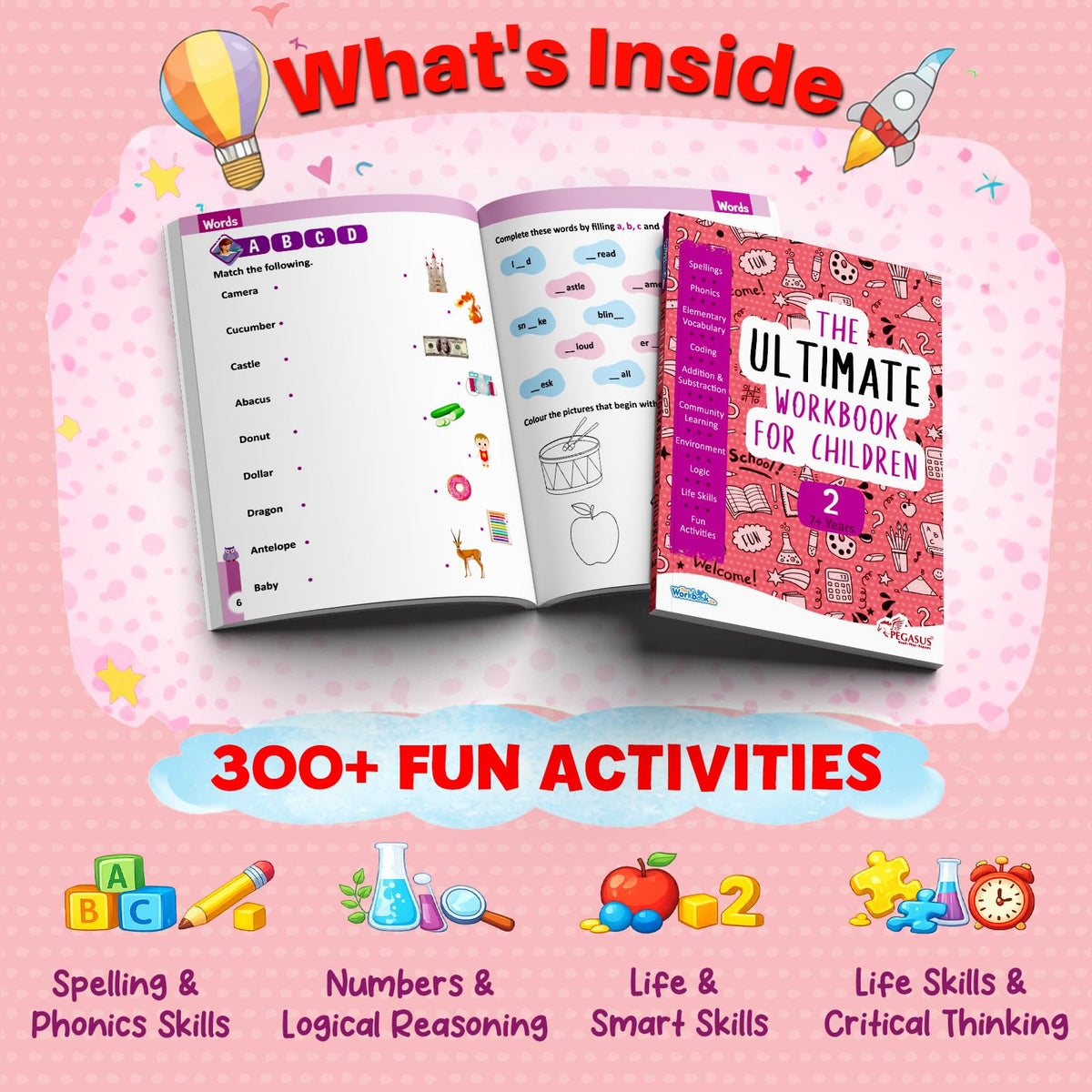 The Ultimate Workbook for Children 7-8 Years Old