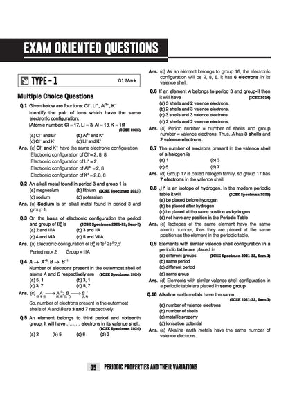 Arihant ICSE Chemistry Class 10 Exam 2026-27 | Quick Theory, Exam Pattern Questions & Sample Papers | As per Latest ICSE Syllabus | Que Bee 2nd Edition 2027
