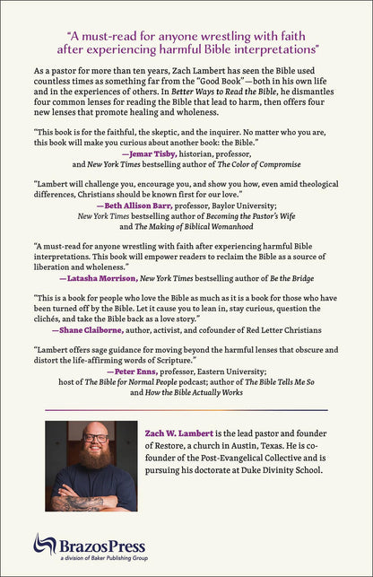 Better Ways to Read the Bible: Transforming a Weapon of Harm into a Tool of Healing