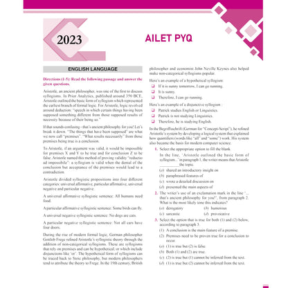 PW CLAT & AILET 14 Previous Years Solved Papers (2020-2026) Yearwise with Detailed Explanation For 2027 Exam