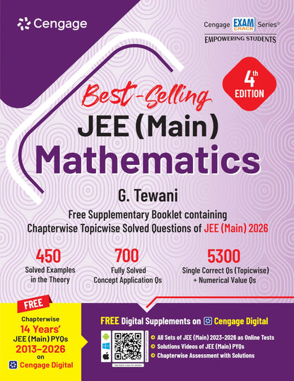 Cengage JEE Main Mathematics 2027 | Comprehensive Theory, Topicwise Questions & Chapterwise Topicwise Solved PYQs 2026