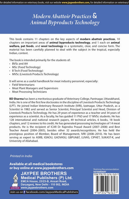 MODERN ABATTOIR PRACTICES & ANIMAL BYPRODUCTS TECHNOLOGY