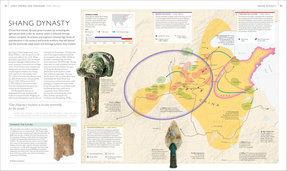 Civilizations Map by Map: From Ancient Empires to Forgotten Cultures (DK History Map by Map)