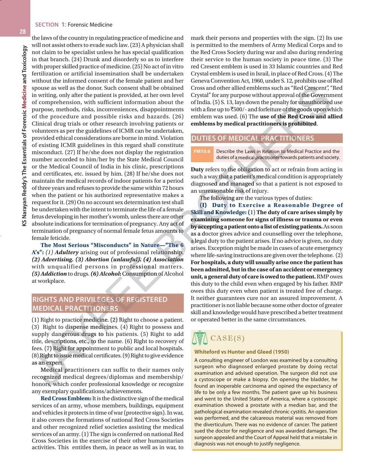 KS Narayan Reddy's The Essentials of Forensic Medicine & Toxicology, 36/E for MBBS 2nd Year Students | Updated BNS, BNSS & BSA Laws with MLC Forms, Toxicology Antidotes and MCQ Bank: 1