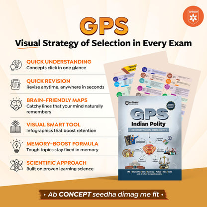 Arihant GPS Indian History Book 2025 | GS and General Knowledge for UPSC, IAS, State PCS, SSC, Railway, Police, NDA, CDS and Competitive Exams | English Medium