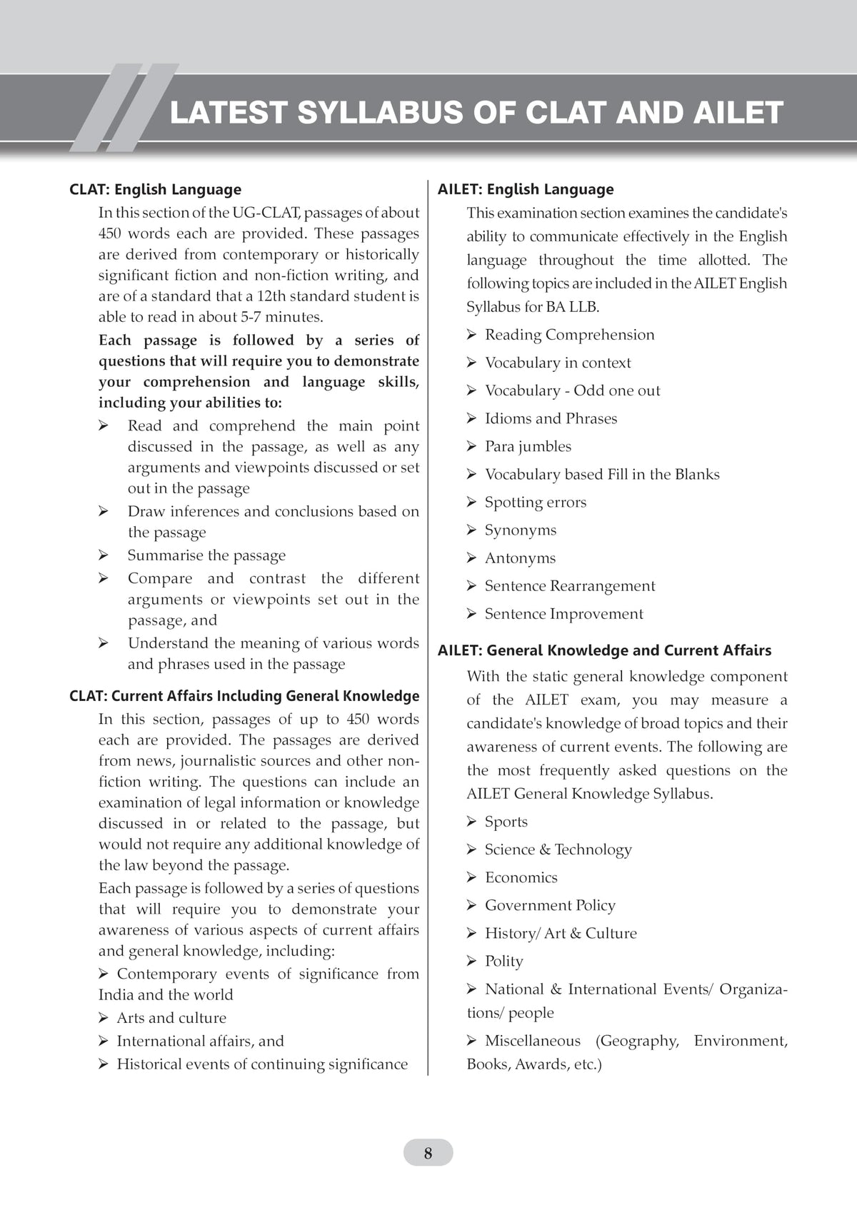 Oswaal CLAT (UG) & AILET | Year-wise | 10 Previous Solved Papers | (2021-2026) | For 2027 Admission Test