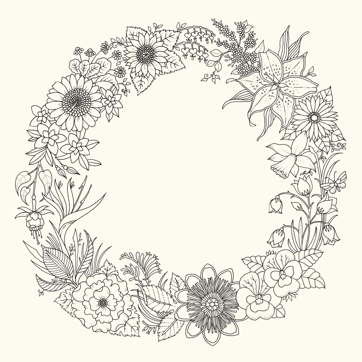 World of Flowers: A Colouring Book and Floral Adventure