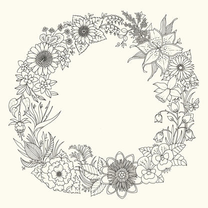 World of Flowers: A Colouring Book and Floral Adventure