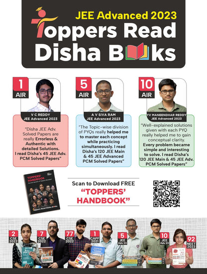 Disha 144 JEE Main Chemistry Online (2023-2012) & Offline (2018-2002) Chapter-wise+Topic-wise Previous Years Solved Papers 7th Edition|NCERT Chapterwise PYQ Question Bank with 100% Detailed Solutions
