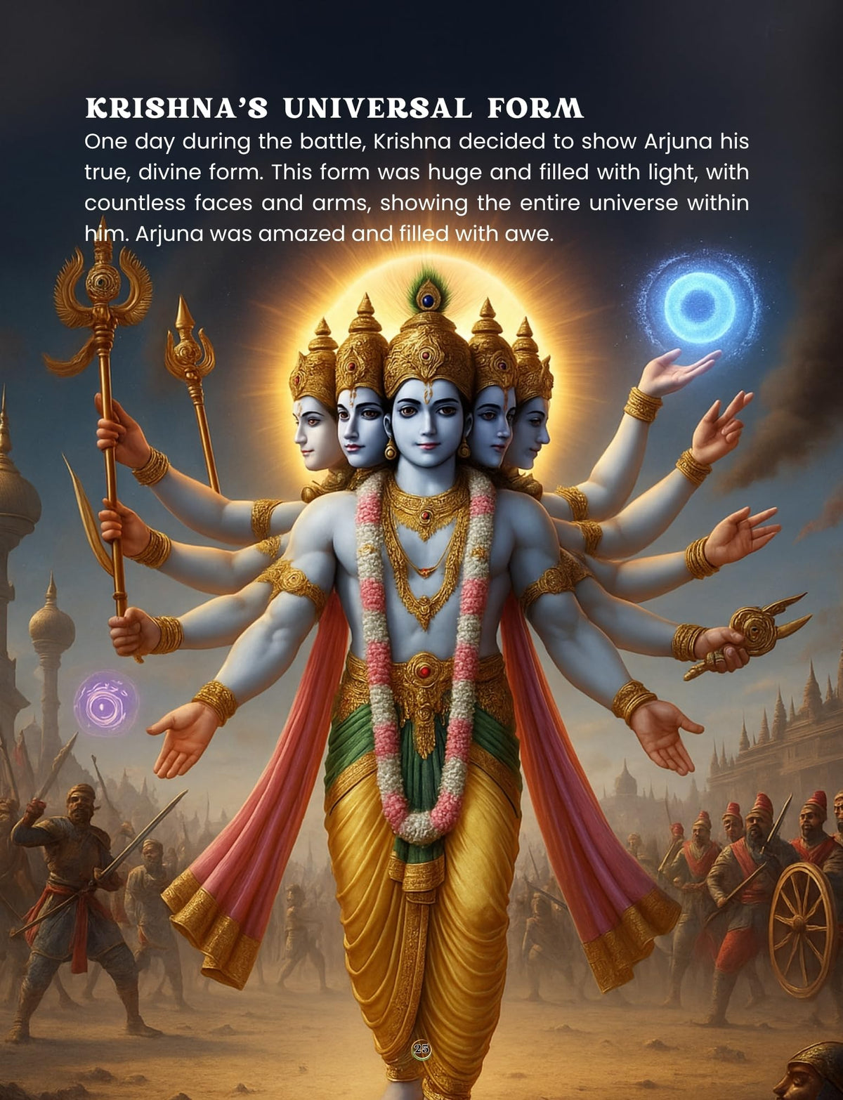 Bhagavad Gita for Kids English Edition | Krishna Stories for Children | Illustrated Moral Stories & Activity Book | Life Lessons & Values | Age 5–10