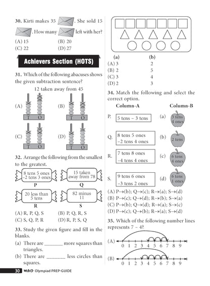 MTG Mathematics (IMO) Olympiad Prep Guide Class 1 | Detailed Theory, Exercise with Self Test For Practice | SOF Olympiad Books For Exam 2026-27 (Useful For Level-1)