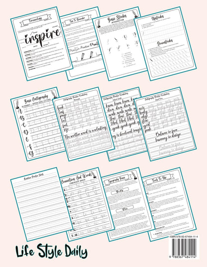 Calligraphy Workbook for Beginners: Simple and Modern Handwriting - A Beginner's Guide to Mindful Lettering, Transforming Your Notes into Art and ... Beauty of Penmanship (Calligraphy Workbooks)