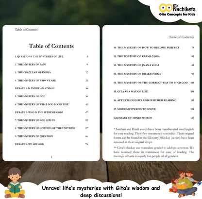 Gita for teens | Age 12 and above | Mysteries of Life | 17 chapters and answers to mysteries of life