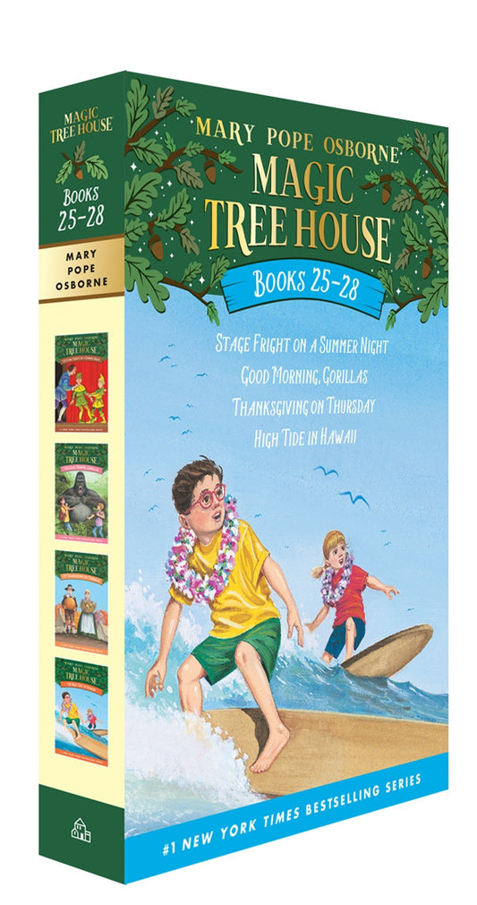 Magic Tree House Books 25-28 Boxed Set (Magic Tree House (R)) by Mary Pope Osborne book cover