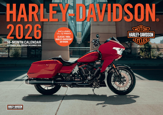 Harley-Davidson 2026 17x12: 16-Month Calendar--September 2025 through December 2026 