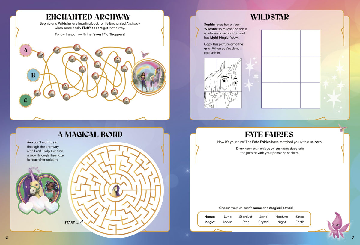 Unicorn Academy: Sticker Activity Book: With over 100 magical stickers (Unicorn Academy: TV tie-in titles)
