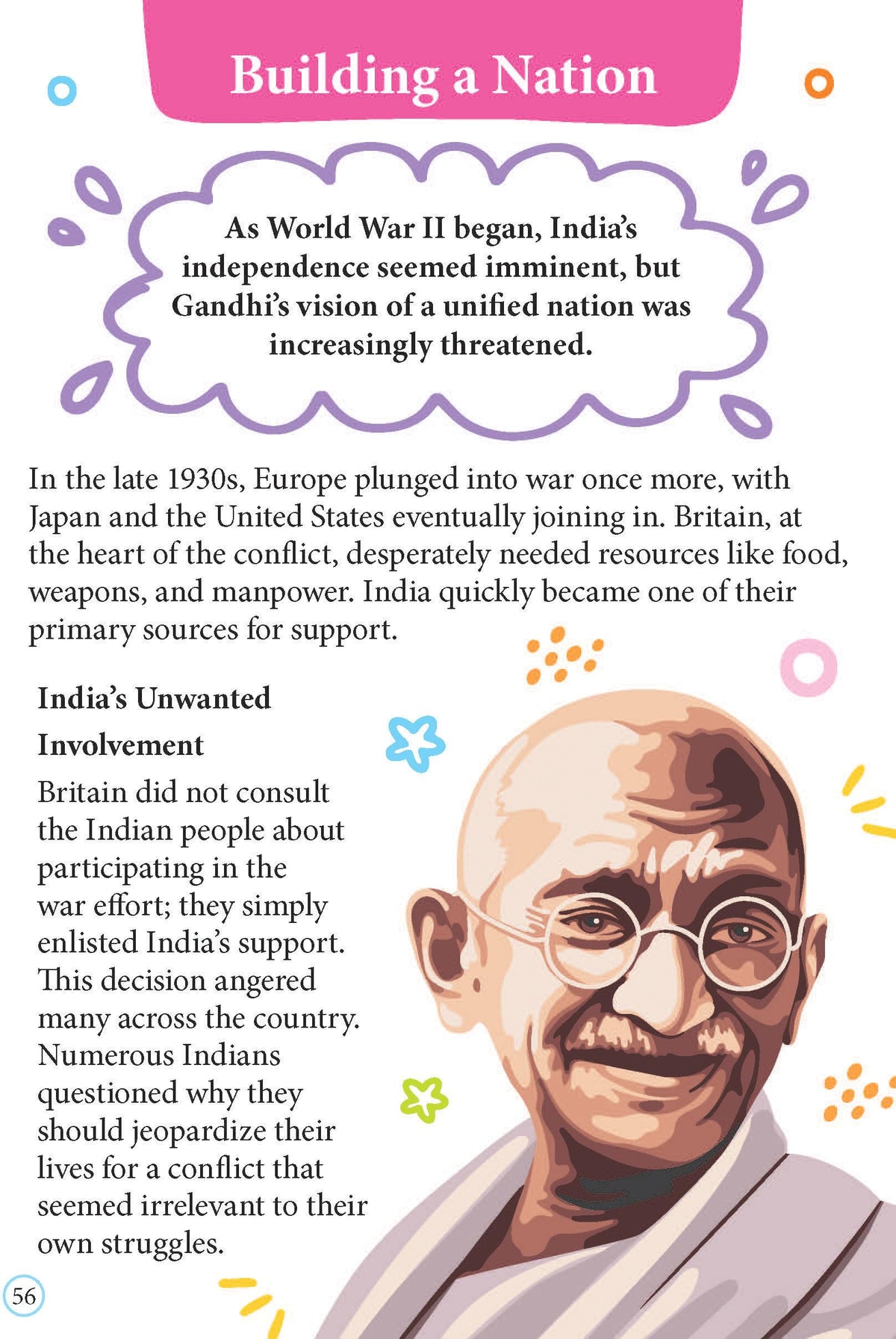 Mahatma Gandhi Biography for Kids Age 6–12 Years – Inspiring Illustrated Biography Book from Icons of Inspiration Series | Learn About Non-Violence, Truth & Courage