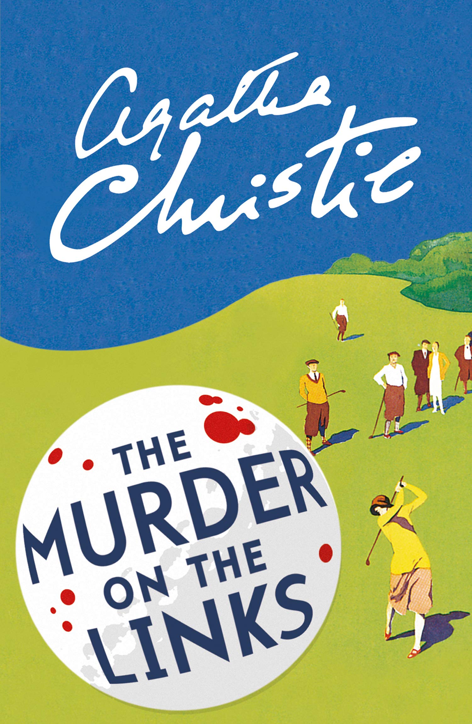 The Murder on the Links (Poirot) by Agatha Christie book cover