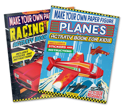 Make Your Own Paper Figures – Planes Cut, Fold & Create Flying Fun | Ages 6–10 | DIY Activity Book with Templates for 2+ Hours of Crafty Fun: Planes (Activity Book for Kids)
