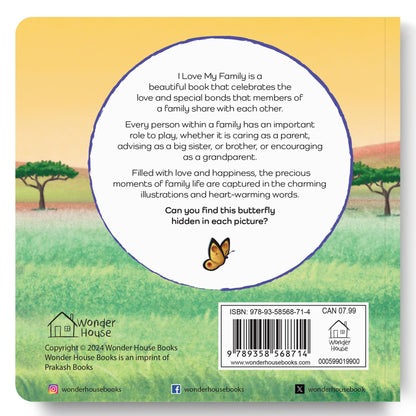 I Love My Family – A Heartwarming Illustrated Board Book For Kids | Celebrate Love, Togetherness & Everyday Moments With Parents, Siblings & ... 2–6 Years (I Love You Picture Book Series)