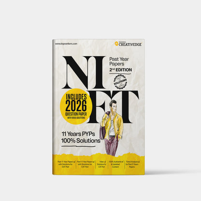 NID, NIFT, and UCEED Past Year Papers (Solved) | Includes 2026 Papers with solution | Complete Study Pack for Top Design Exams