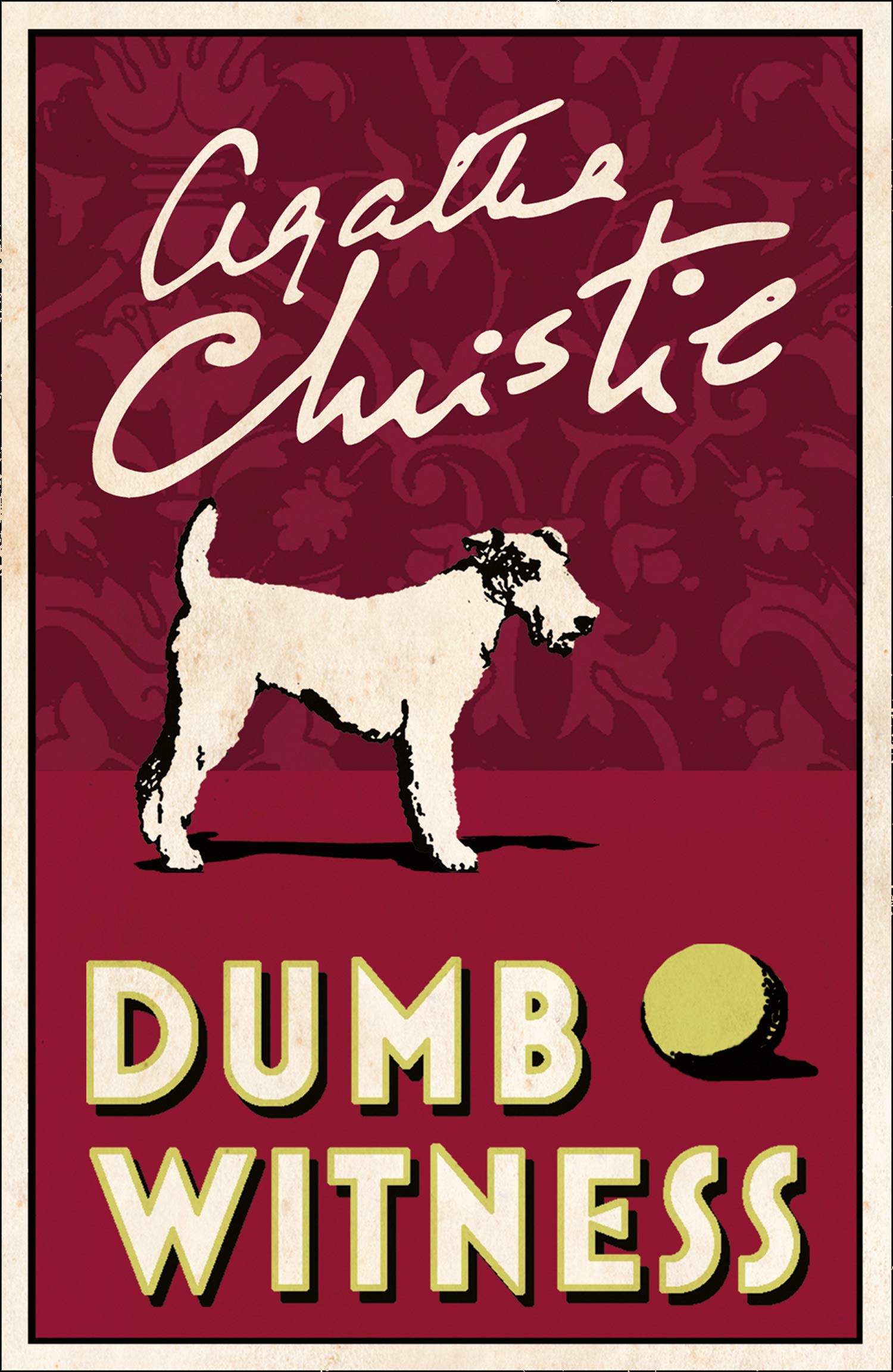 Dumb Witness (Poirot) by Agatha Christie book cover