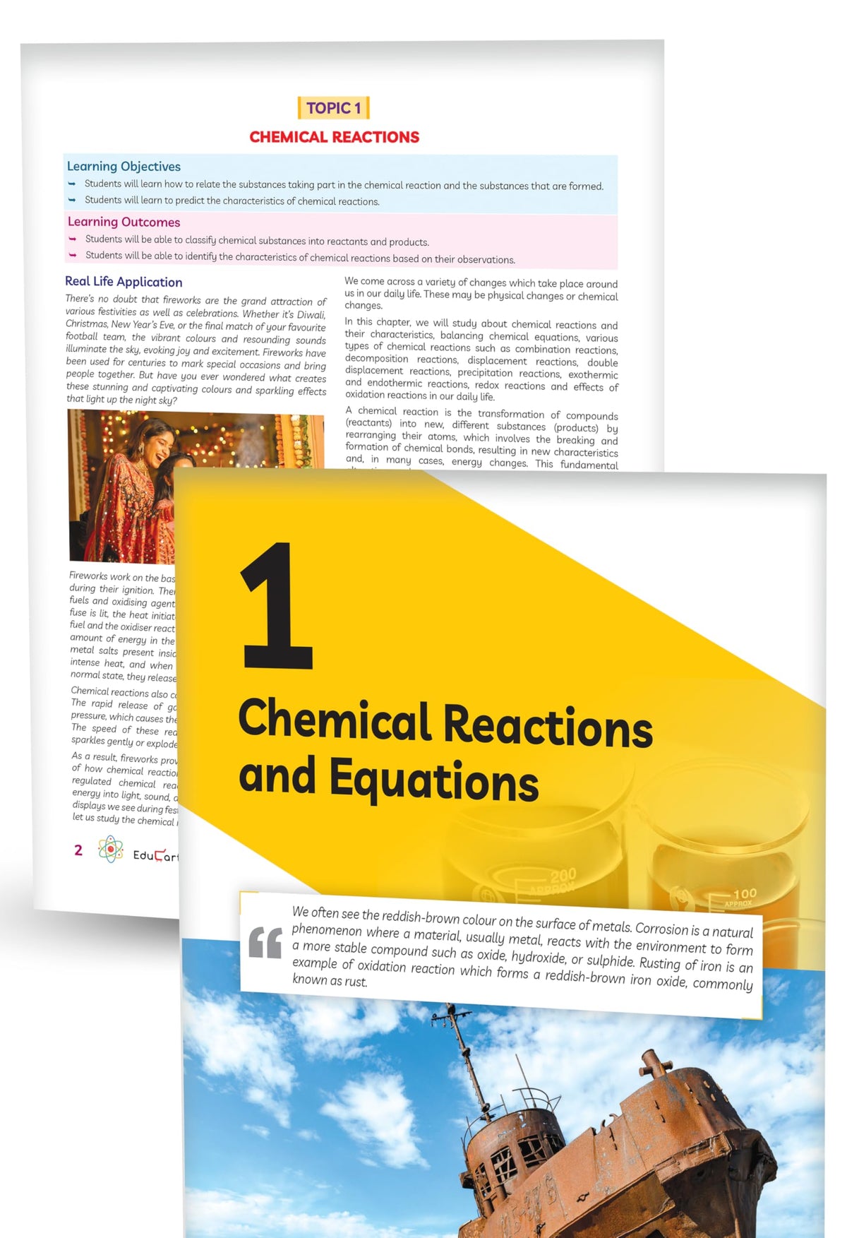 Educart CBSE Class 10 Science Question Bank 2026-27 | Chapterwise, Case-Based & Competency-Based Qs | Unit Test Worksheets, Notes & Visuals | NCERT Based CBSE 2027