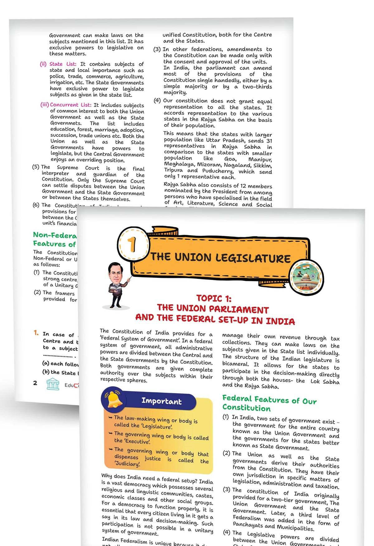 Educart Handouts ICSE Class 10 History & Civics Handwritten Notes 2027 (Half-Yearly & Periodic Tests & Chapter-wise Study Material for 2026-27 Board Exam