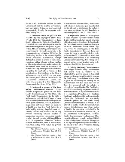 Lawmann's Food Safety and Standards Act, 2006 | Bare Act with Comments