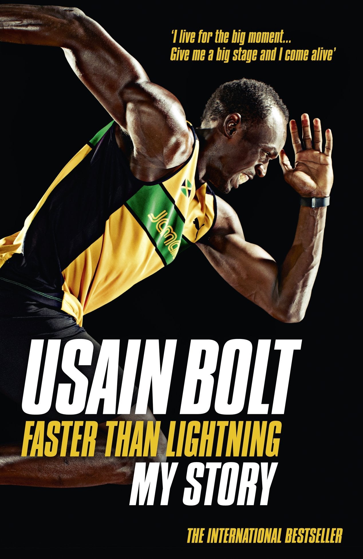 Faster than Lightning My Story by Usain Bolt book cover