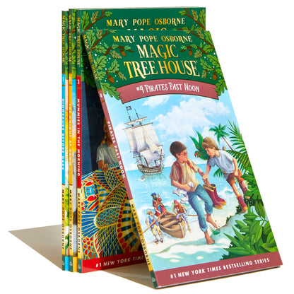 Magic Tree House Volumes 1–4 Boxed Set | Time-Travel Adventures with Jack & Annie Featuring Dinosaurs, Knights, Mummies & Pirates | Chapter Books for Ages 6+