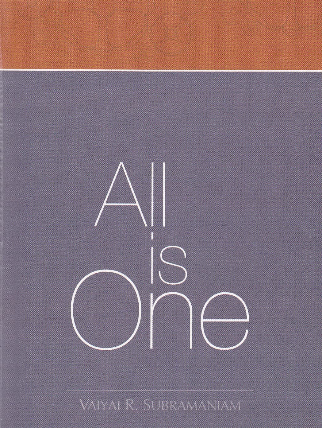 All is one book cover