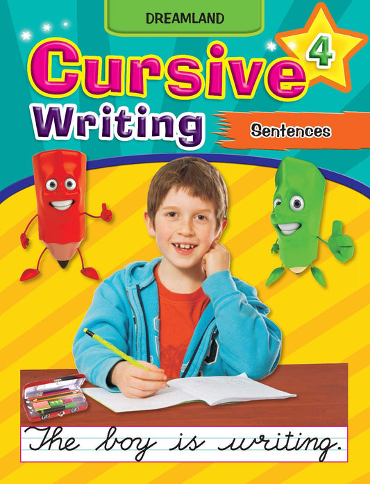 Cursive Writing - Book 4 by Dreamland Publications (Author) book cover