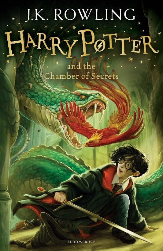 Harry Potter and the Chamber of Secrets (Harry Potter 2) by J.K. Rowling book cover