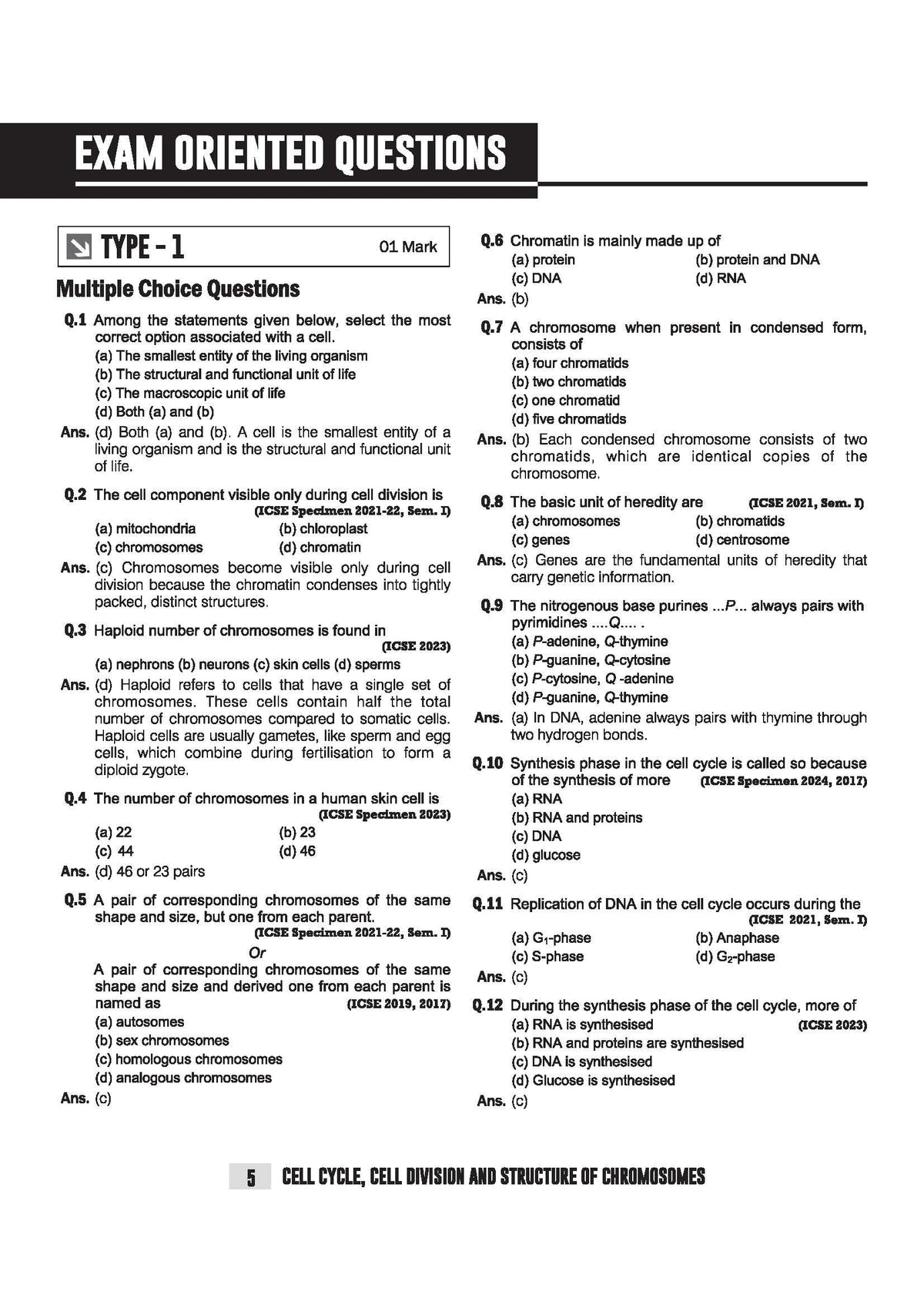 Arihant ICSE Biology Class 10 Exam 2026-27 | Quick Theory, Exam Pattern Questions & Sample Papers | As per Latest ICSE Syllabus | Que Bee 2nd Edition 2027