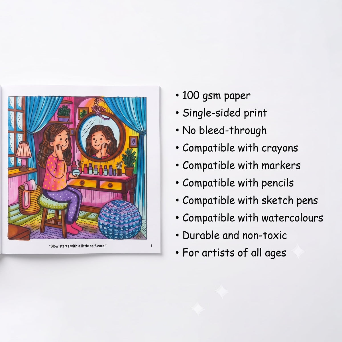Living My Best Life – A Cozy Coloring Book for Adults & Teens ,Relaxing Cozy Girl Moments, Positive Illustrations & Stress-Free Coloring (Cozy Series)