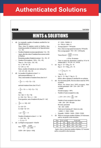 Disha 16 Year-wise XAT Previous Year Solved Papers (2011 - 2026) with 5 Mock Tests 18th Edition | PYQs Question Bank | Essays, Quantitative Aptitude, Verbal Ability, Reading Comprehension & Reasoning