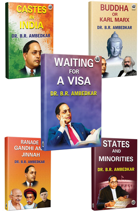 Castes In India | States and Minorities | Ranade, Gandhi and Jinnah | Waiting For A Visa | Buddha Or Karl Marx | Dr. BR Ambedkar Books | English ... photo frame statue ??????? Lang Aani b. r.